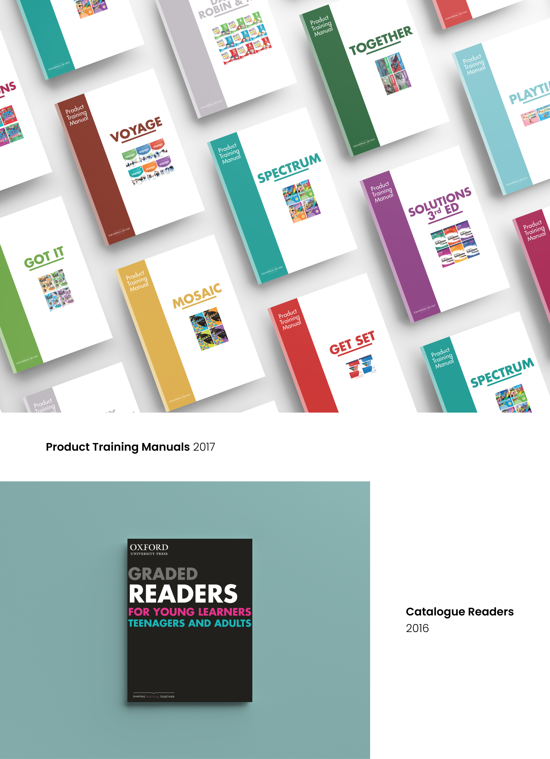 'Product Training Manual 2017' & 'Catalogue Readers 2016'