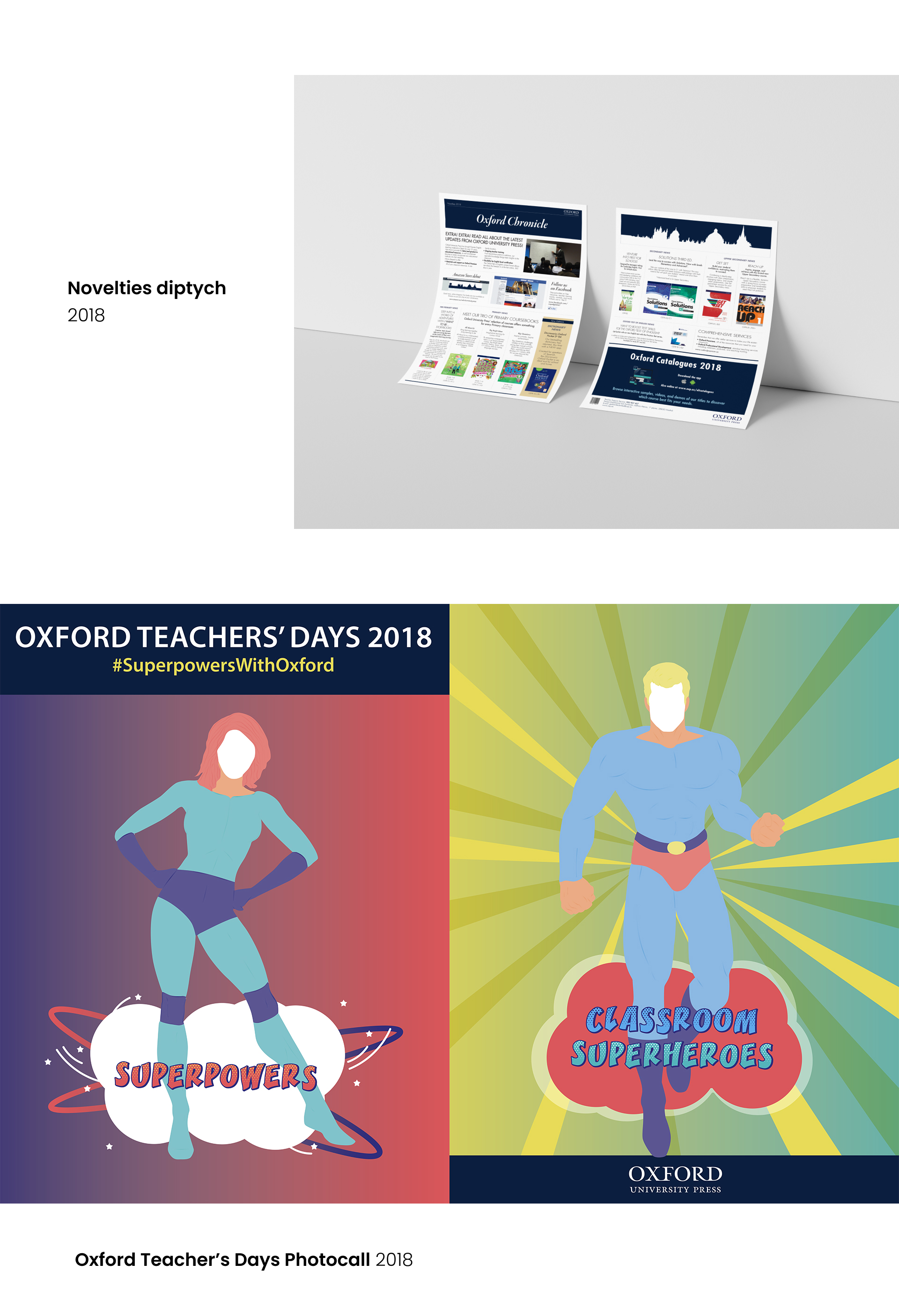 'Novelties Diptych 2018' & 'Oxford Teacher's Days Photocall 2018'