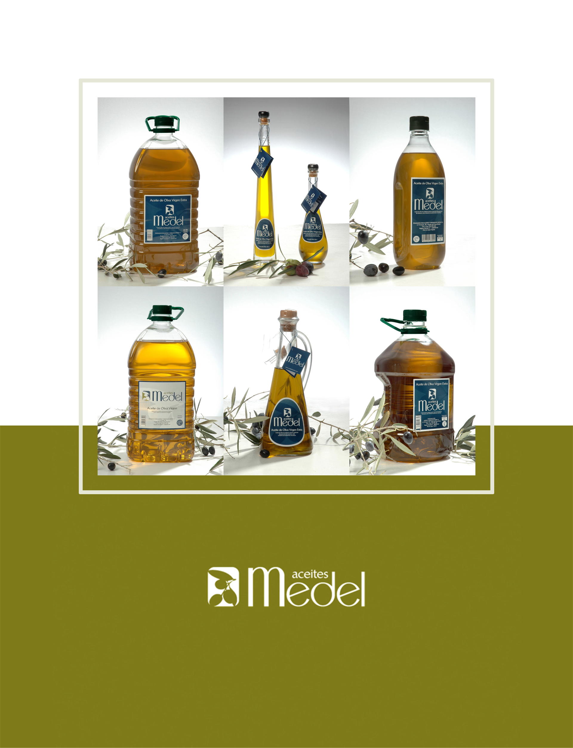 Aceites Medel packaging