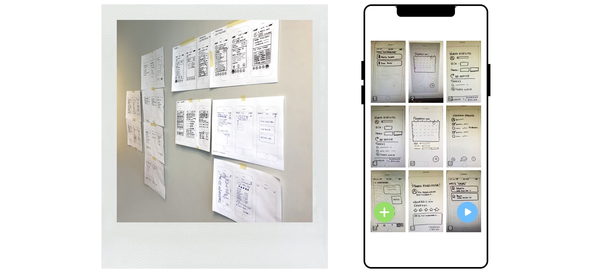 Low Fidelity Prototype (paper & Marvel)