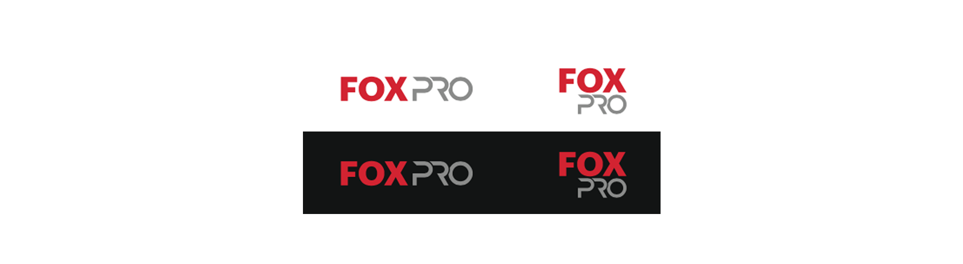 Versiones del logotipo de Fox PRO